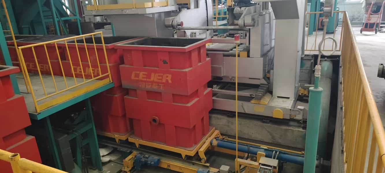 又一條全自動消失模生產(chǎn)線安裝調(diào)試完成！