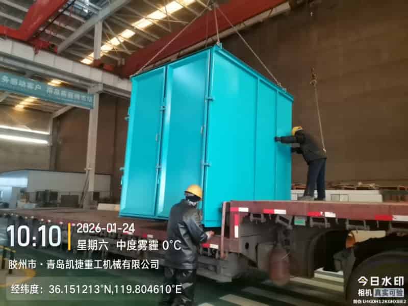 青島凱捷除塵設(shè)備發(fā)運！